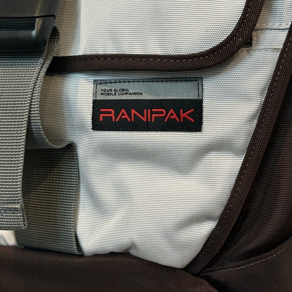 Ranipak Utility Laptop Backpack Flap Top Commute Travel Student Plum Gray - Picture 11 of 11